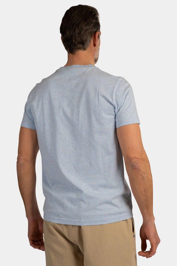 New Zealand Auckland regular fit T-shirt met logo blauw gemêleerd - Foto 2