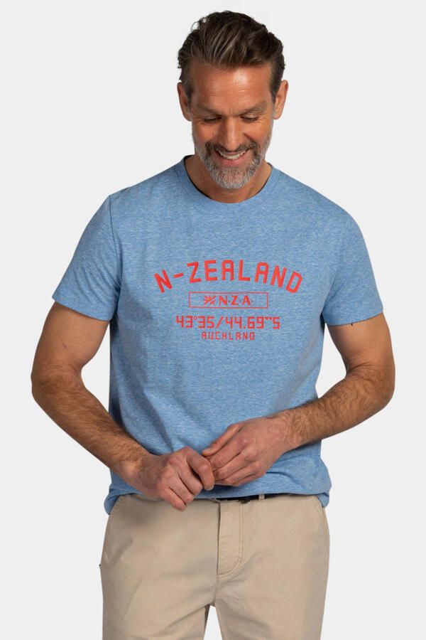New Zealand Auckland regular T-shirt blauw