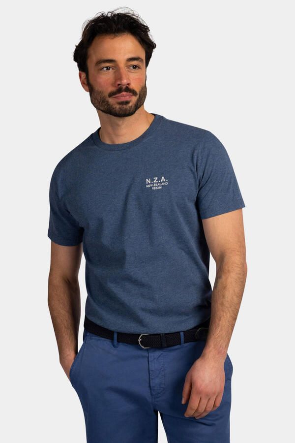 New Zealand Auckland regular T-shirt donkerblauw