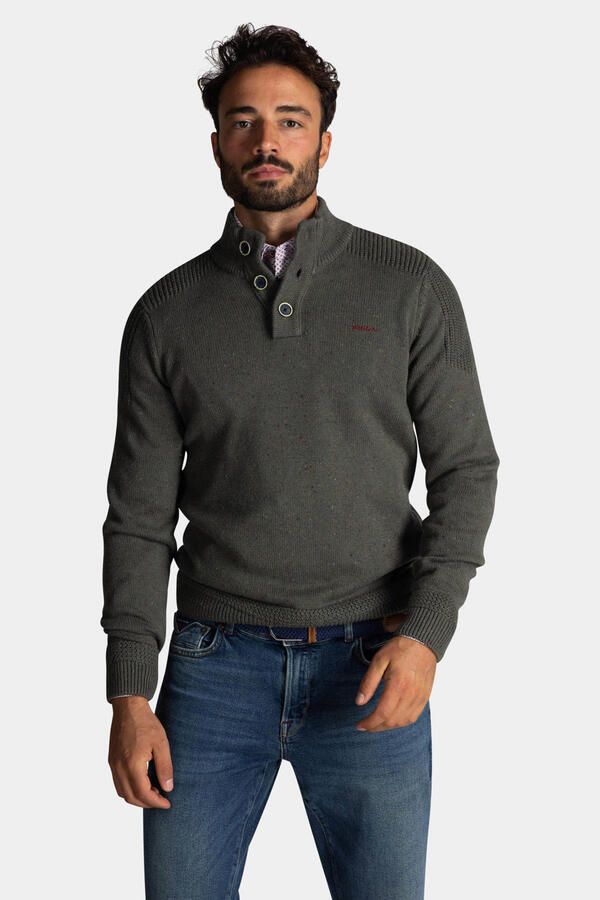 New zealand auckland Sweater NZA Pullover Mocker Conor Melange Army Grey