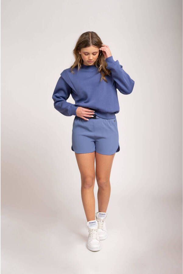 NIK&NIK sweater Fella paars Blauw 128 | Sweater van
