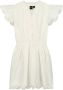 NIK&NIK A-lijn jurk Sisi met ruches wit Meisjes Katoen V-hals 176 - Thumbnail 2