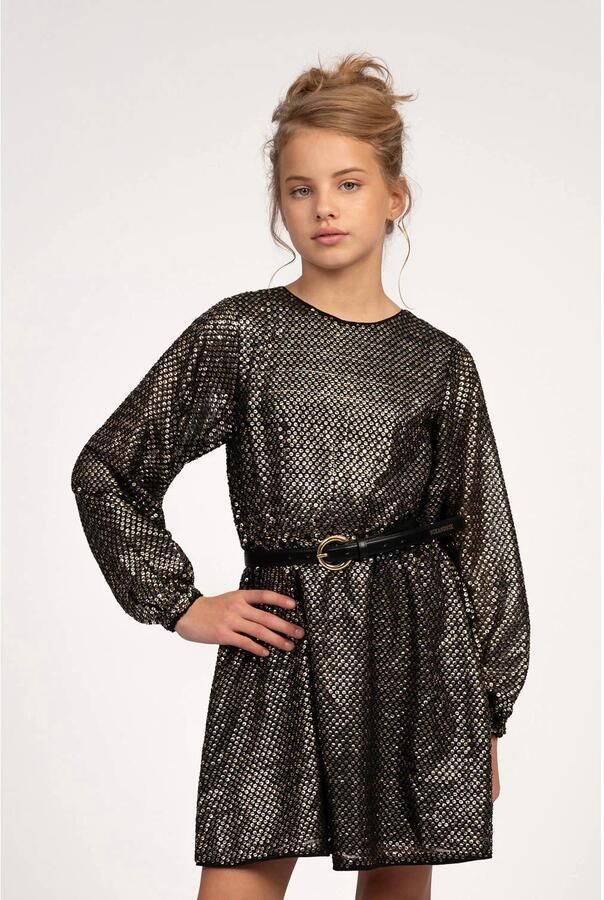 NIK & NIK Meisjes Jurken Nien Dress Zwart - Foto 3