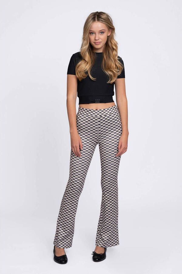 NIK&NIK flared broek bruin
