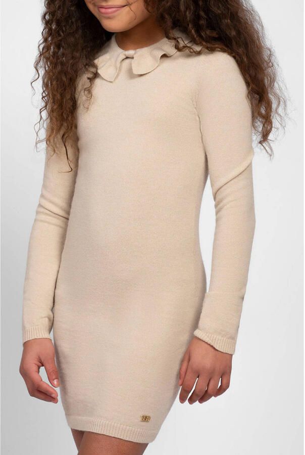 NIK&NIK gebreide jurk beige