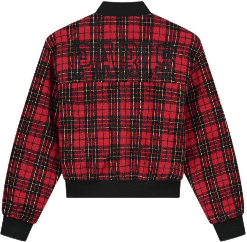 NIK & NIK Meisjes Jassen Tartan Bomber Rood - Foto 5