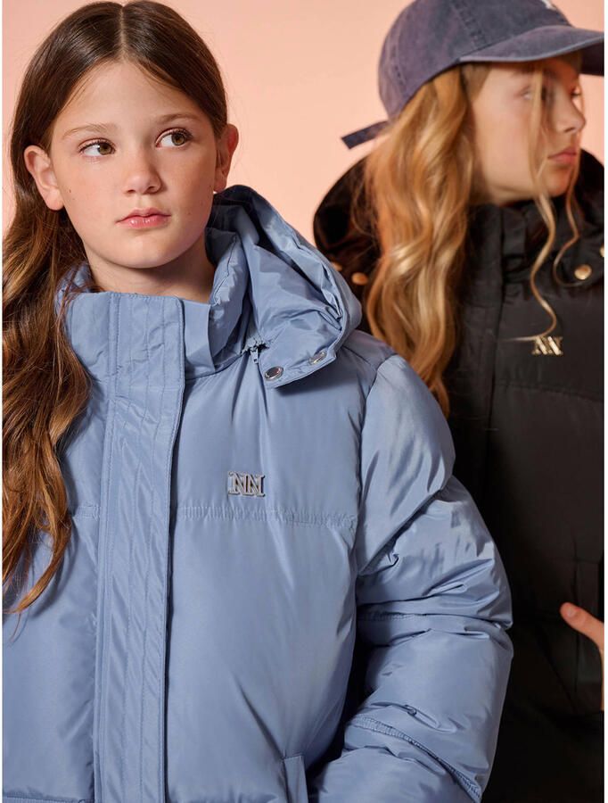 NIK & NIK Meisjes Jassen Jayla Puffer Jacket Lichtblauw - Foto 6