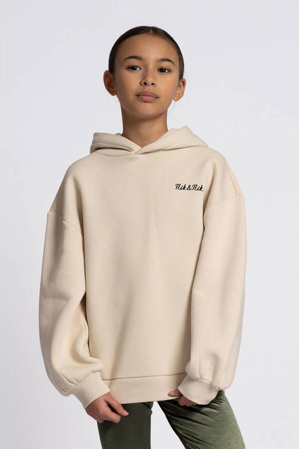 NIK & NIK Meisjes Truien & Vesten Novan Hoodie Creme - Foto 7