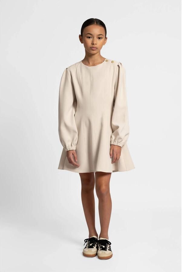 NIK & NIK Meisjes Jurken Eliza Dress Zand - Foto 4