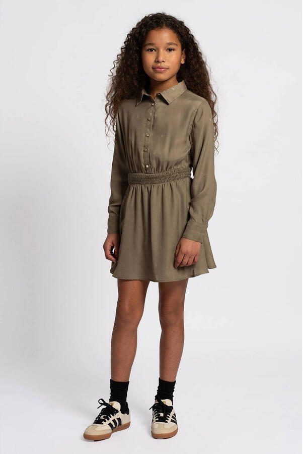 NIK & NIK Meisjes Jurken Rihanna Dress Khaki - Foto 4