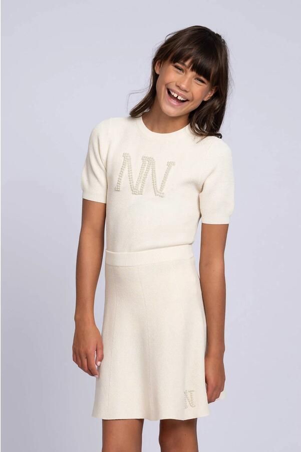 NIK & NIK Meisjes Rokken Perla Skirt Creme - Foto 4