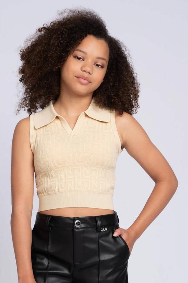 NIK & NIK Meisjes Truien & Vesten Lieve Top Creme - Foto 6