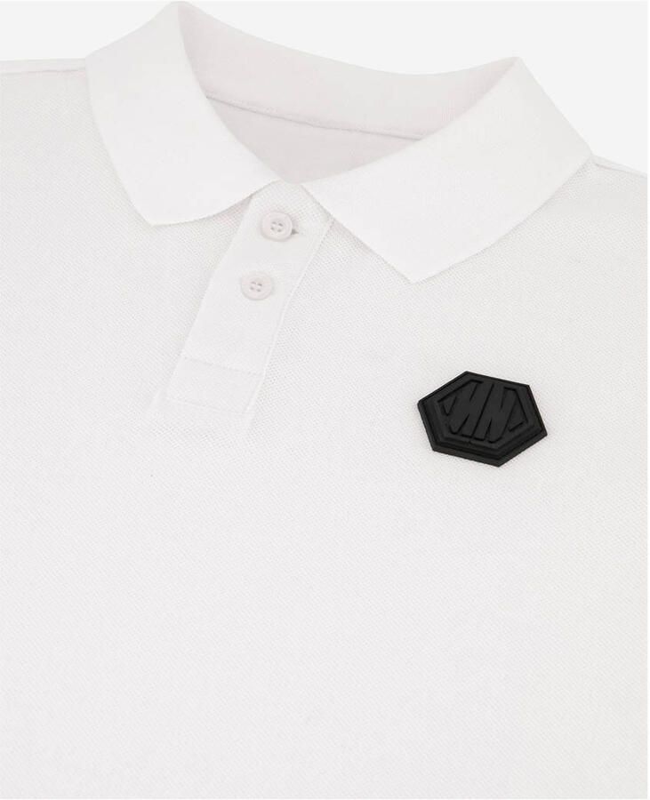 NIK & NIK Jongens Polo's & T-shirts Atlas Relaxed Polo Wit - Foto 4