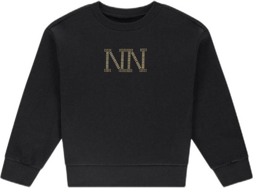 NIK & NIK Meisjes Truien & Vesten Stud Sweatshirt Bruin - Foto 3