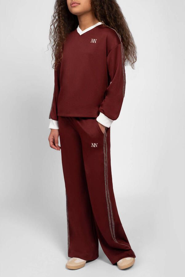 NIK&NIK sweatpants donkerrood