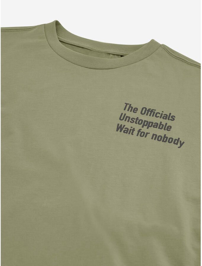 NIK & NIK Jongens Polo's & T-shirts Unstoppable Oversized T-shirt Khaki - Foto 5