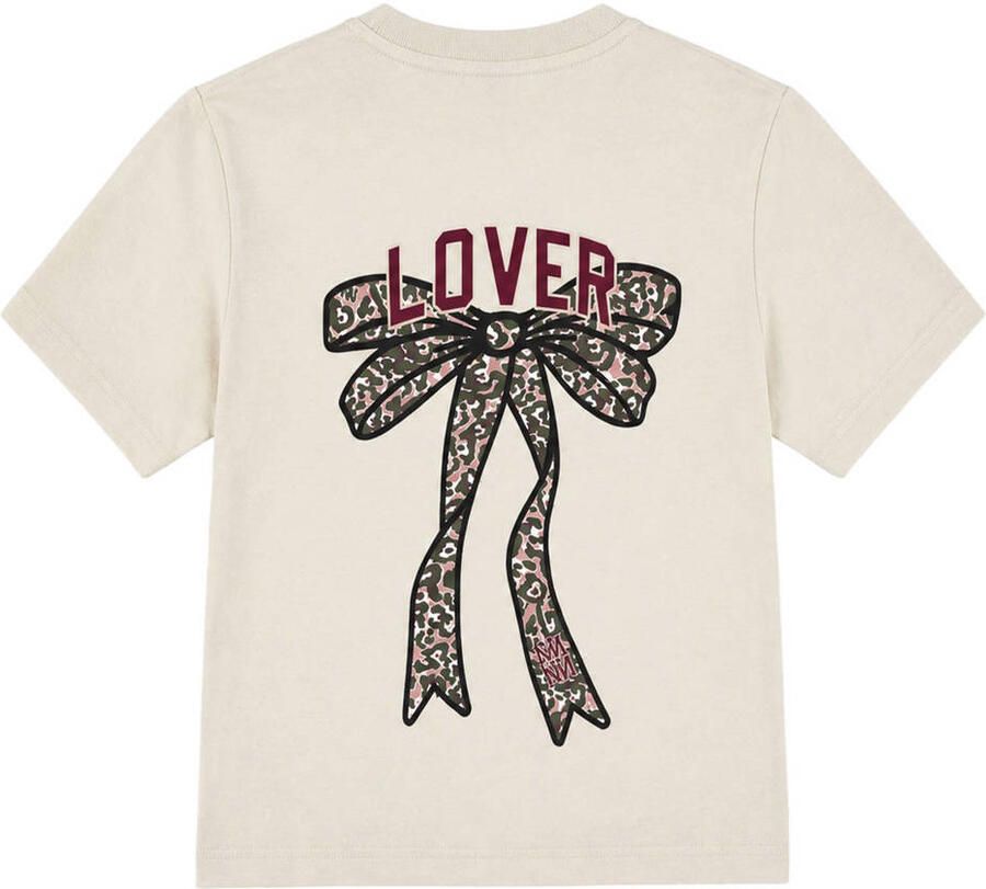 NIK&NIK T-shirt met backprint Ecru Meisjes Katoen Ronde hals Backprint - Foto 2