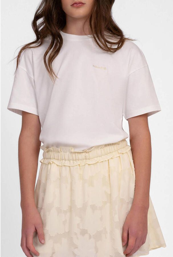 NIK&NIK T-shirt met backprint wit