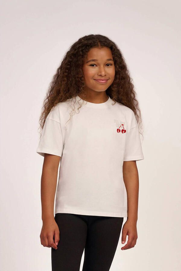 NIK&NIK T-shirt met backprint wit