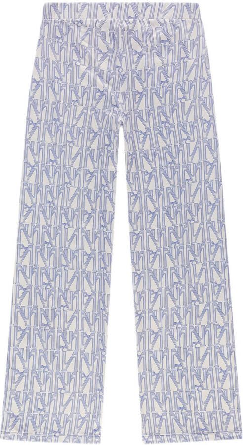 NIK&NIK wide leg casual broek lichtblauw - Foto 2