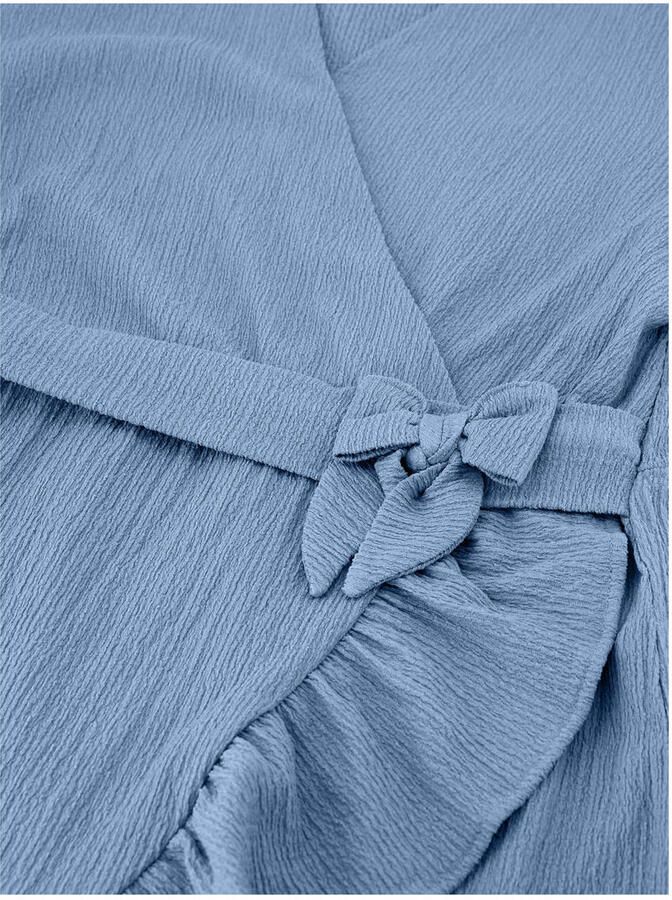 NIK & NIK Meisjes Jurken Aalicia Dress Lichtblauw - Foto 4