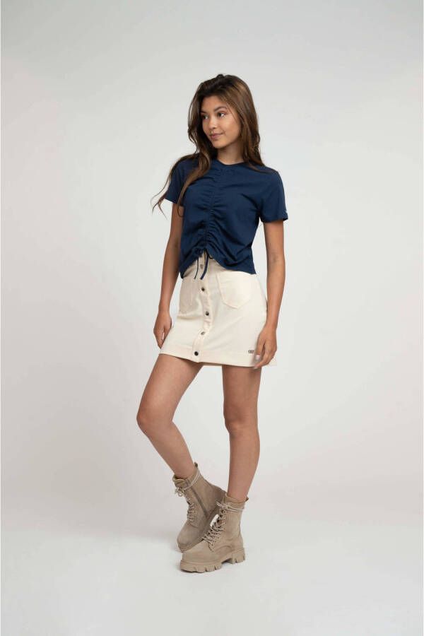 NIK&NIK T-shirt Pullup donkerblauw Meisjes Katoen (duurzaam) Ronde hals 176