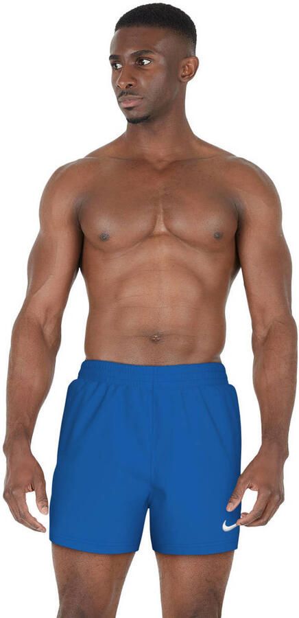 Nike zwemshort Breaker Essential 5' Volley blauw