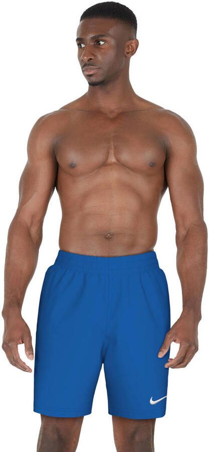 Nike zwemshort Breaker Essential 7' Volley blauw
