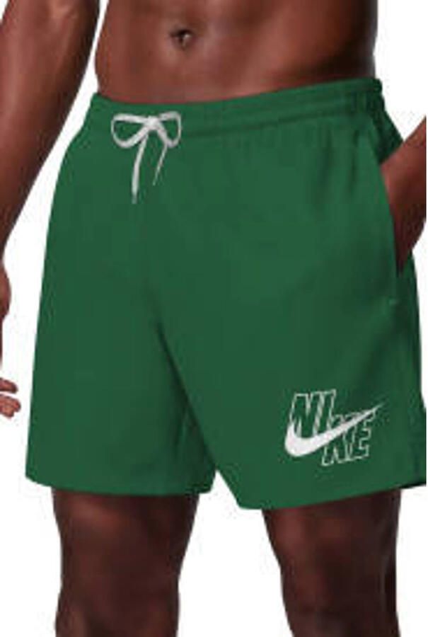 Nike zwemshort Breaker Logo 5' Volley groen - Foto 3