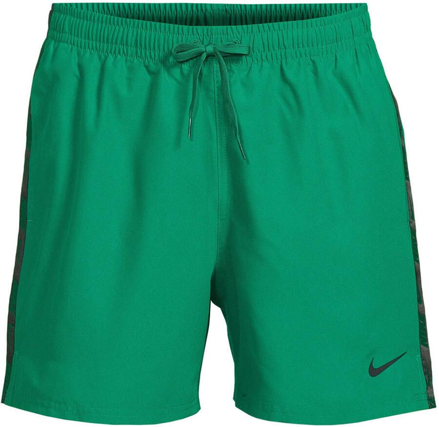Nike zwemshort Breaker Logo Tape 5' Volley groen