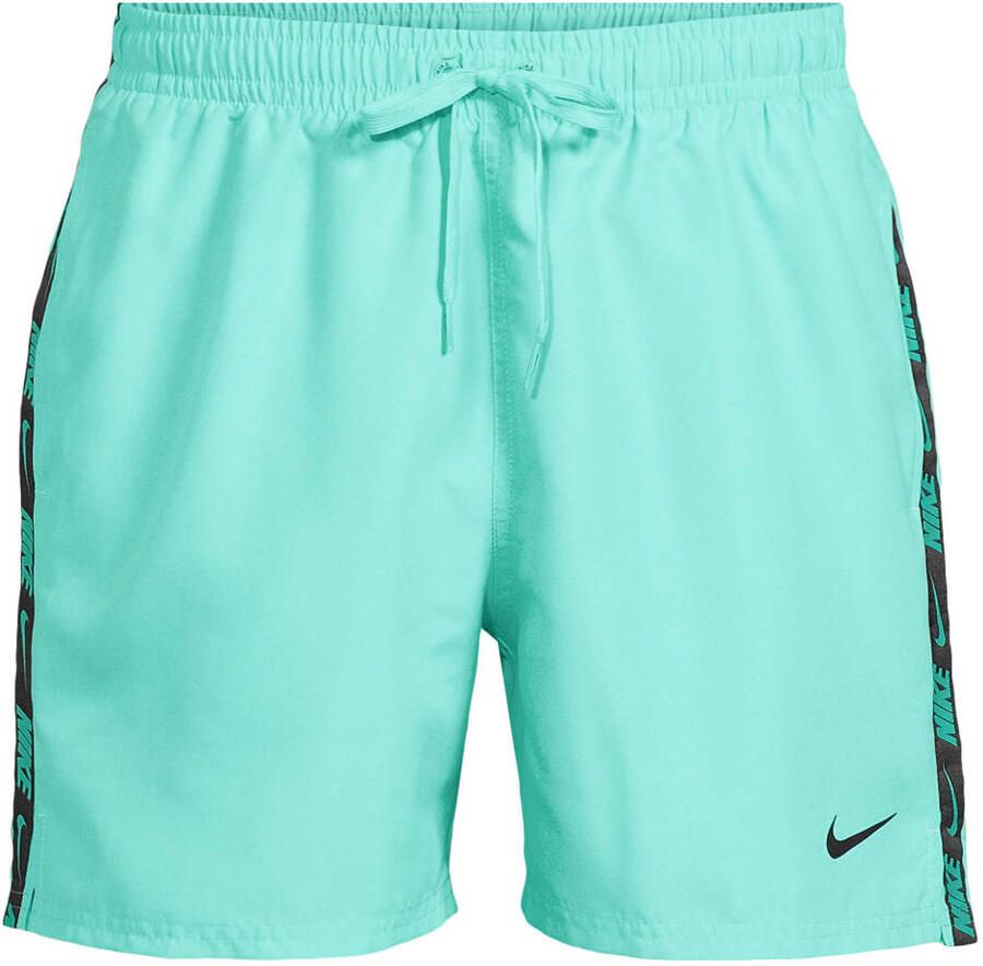 Nike zwemshort Breaker Logo tape 5' Volley turquoise