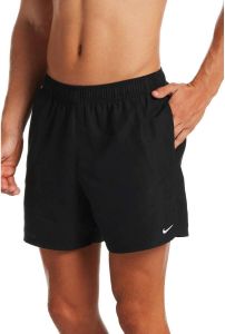 Nike "Zwarte Beachwear Shorts met Swoosh Print" Zwart Heren