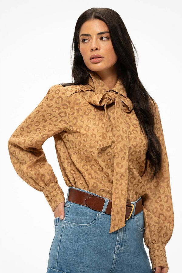 NIKKIE blouse camel