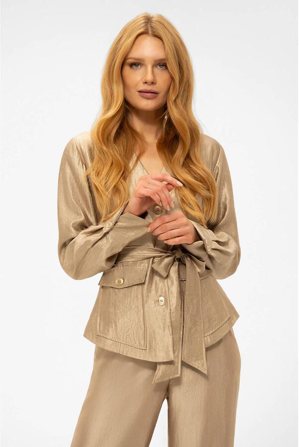 NIKKIE blouse goud