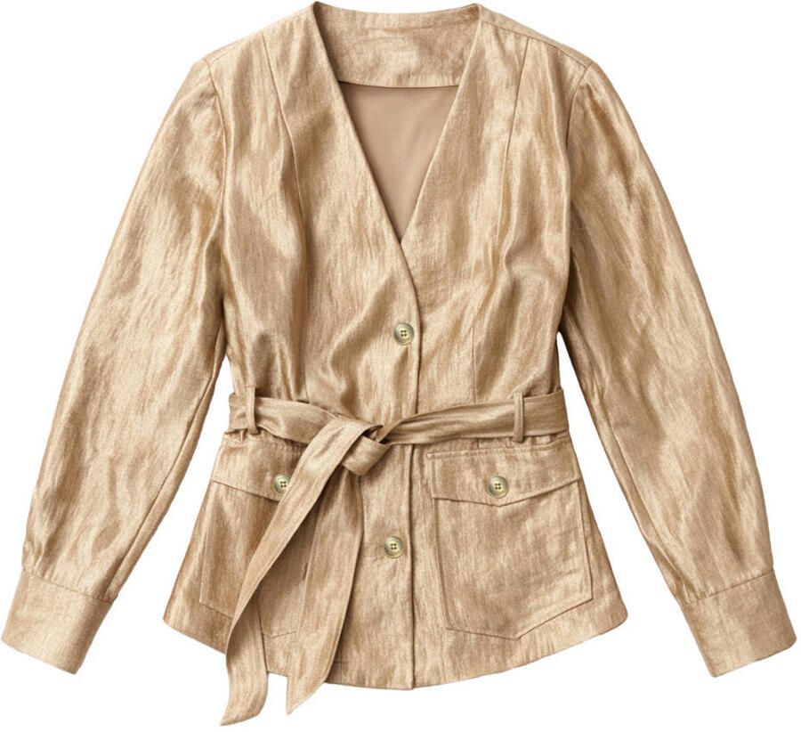 NIKKIE blouse goud - Foto 2