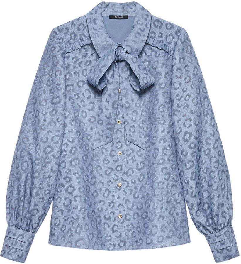 NIKKIE blouse lichtblauw - Foto 2