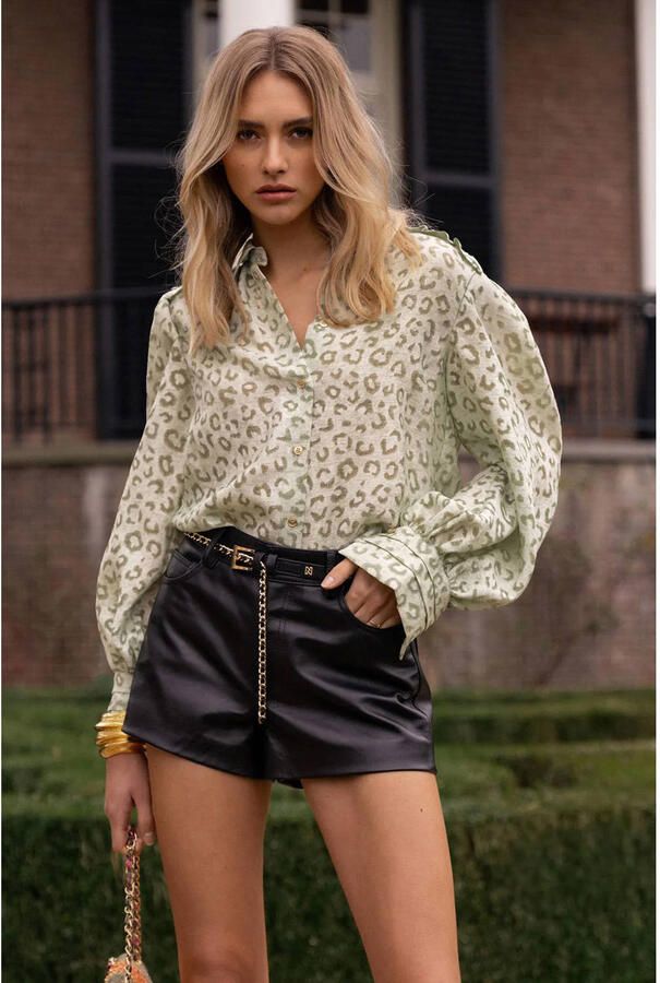 NIKKIE blouse mintgroen - Foto 3