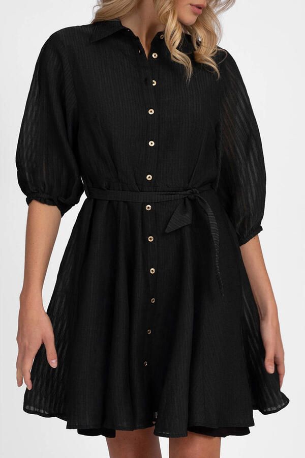 NIKKIE blousejurk zwart