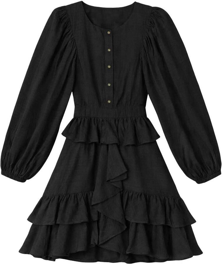 NIKKIE cocktailjurk zwart