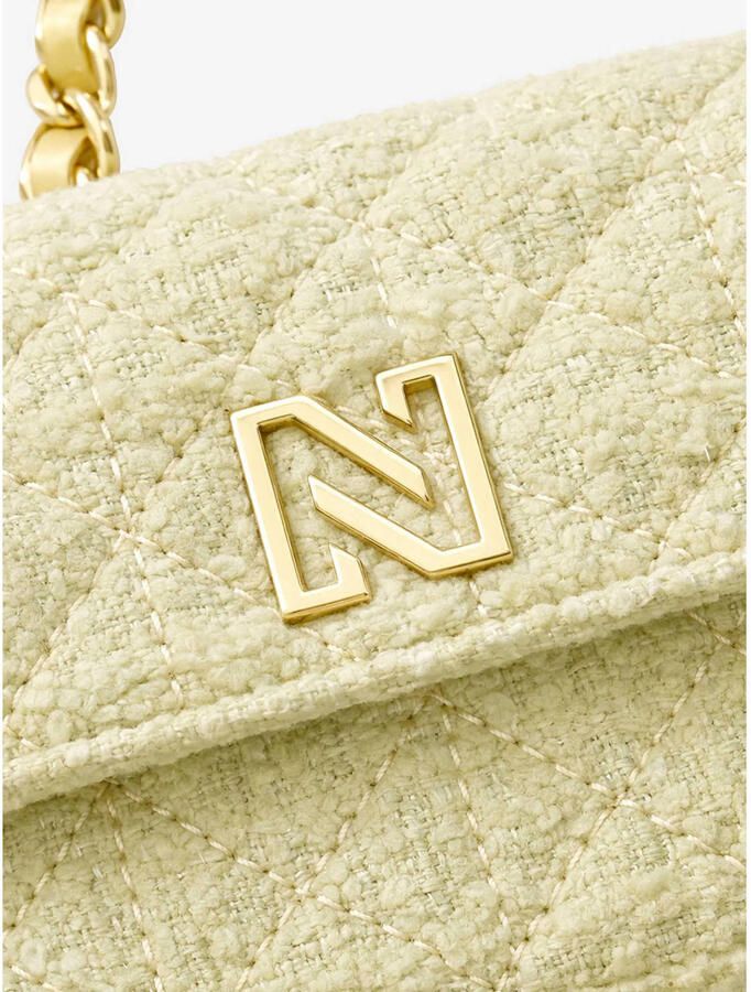 NIKKIE crossbody tas Ann Tweed lichtgeel - Foto 2