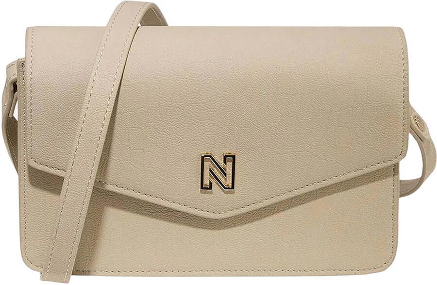 NIKKIE crossbody tas Daxing Croco beige