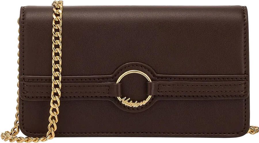 NIKKIE crossbody tas Oria donkerbruin