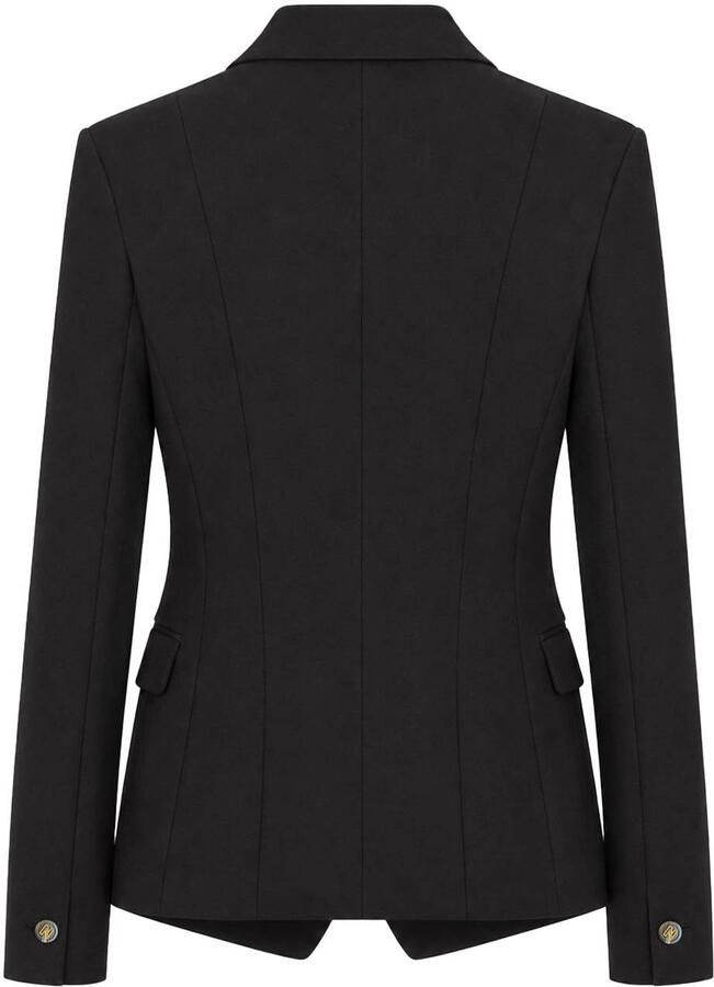 NIKKIE getailleerde double breasted blazer zwart - Foto 2