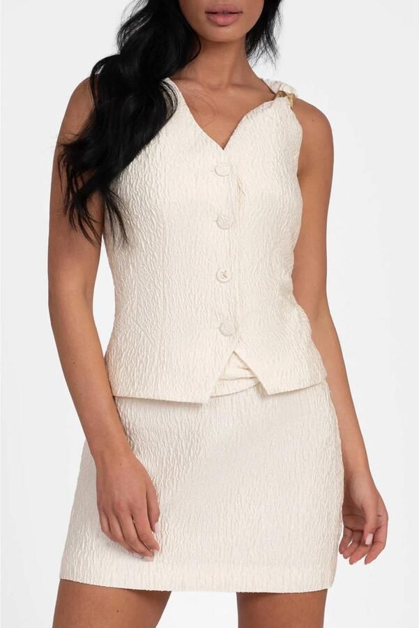 NIKKIE gilet ecru