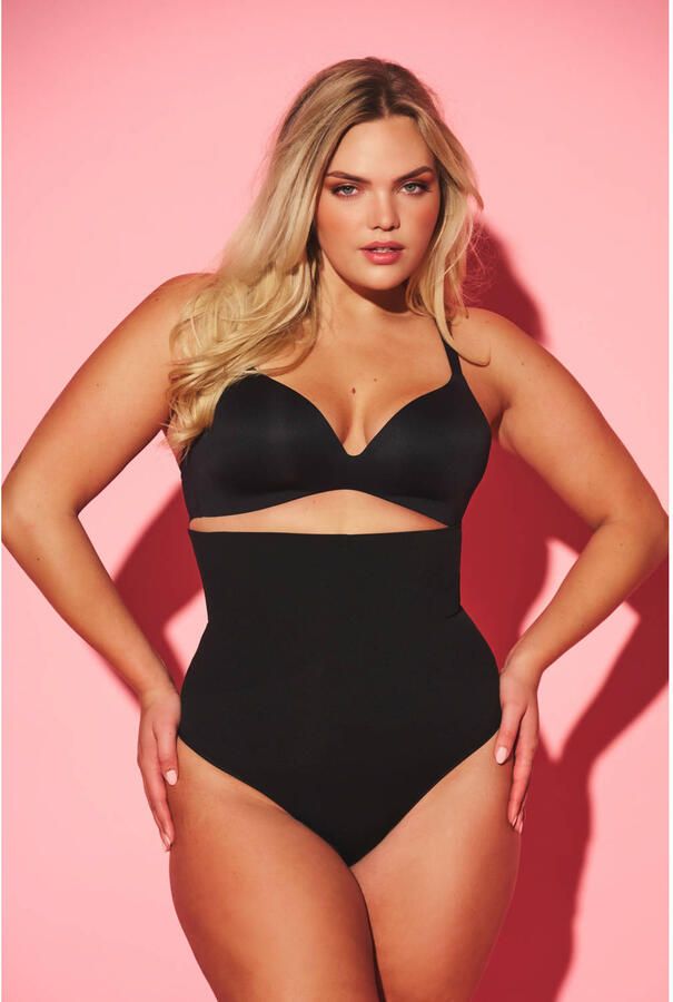 NIKKIE medium corrigerende high waist string zwart - Foto 3