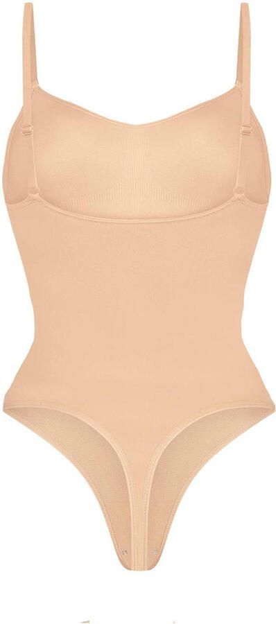 NIKKIE medium corrigerende stringbody beige - Foto 3
