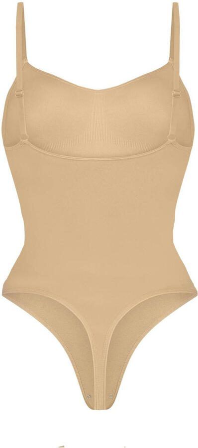 NIKKIE medium corrigerende stringbody lichtbeige - Foto 3