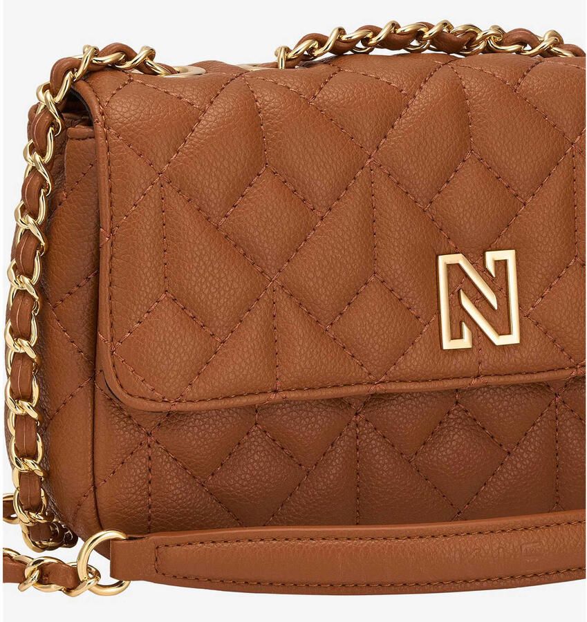 NIKKIE schoudertas Ann Quilted cognac - Foto 2