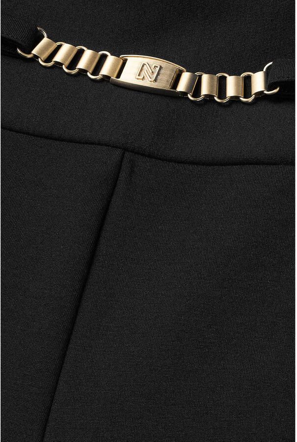 NIKKIE slim high waist broek zwart - Foto 2
