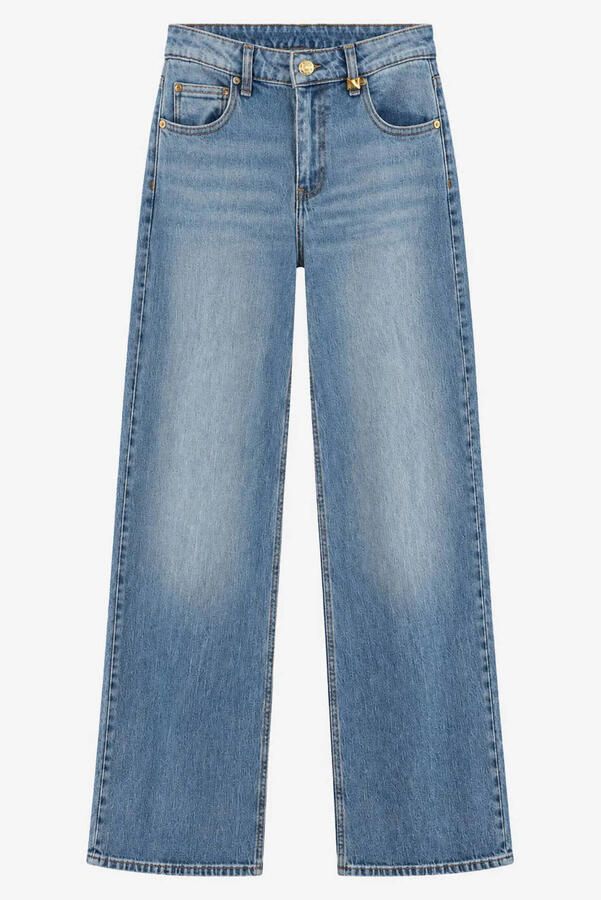 NIKKIE straight leg jeans lichtblauw denim